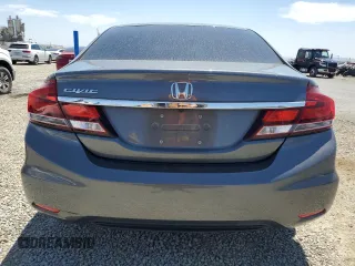 2013 Honda Civic LX with VIN 19XFB2F58DE243846, listed as a Copart auction lot 54093965 with 83,537 mi miles and Salvage Title. Bid and sale history available at DreamBid. Image 6.