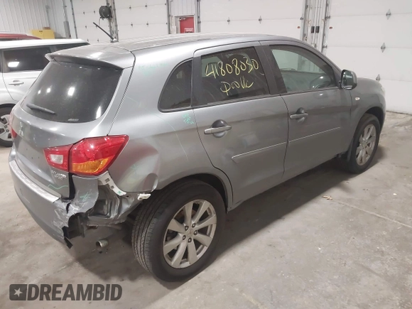2015 Mitsubishi Outlander Sport ES with VIN 4A4AR3AU0FE014305, listed as a IAAI auction lot 41808030 with 90,753 mi miles. Bid and sale history available at carsss.com. Image 4.