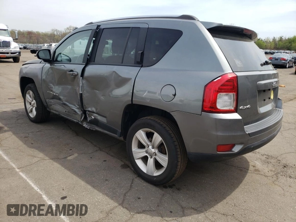 2012 Jeep Compass Latitude with VIN 1C4NJDEB0CD621109, listed as a Copart auction lot 54737735 with 73,323 mi miles and Salvage Title. Bid and sale history available at DreamBid. Image 2.