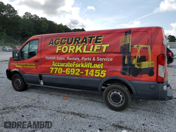 2017 Ford Transit with VIN 1FTYR2YM2HKA82387, listed as a Copart auction lot 60089965 with 147,625 mi miles and Salvage title. Bid and sale history available at DreamBid. Image 2.