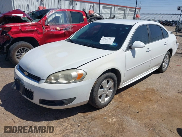 2011 Chevrolet Impala LT Fleet z VIN 2G1WG5EK2B1222651, wystawiony jako IAAI lot #41969777 z przebiegiem 160 362 mil mil oraz . Historia ofert i sprzedaży dostępna na DreamBid. Obrazek 2.