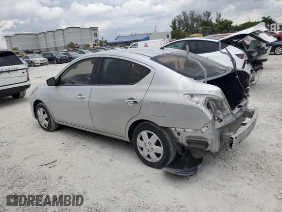 2015 Nissan Versa SV with VIN 3N1CN7AP2FL803412, listed as a Copart auction lot 47944445 with 90,414 mi miles and Non Repairable. Bid and sale history available at carsss.com. Image 2.