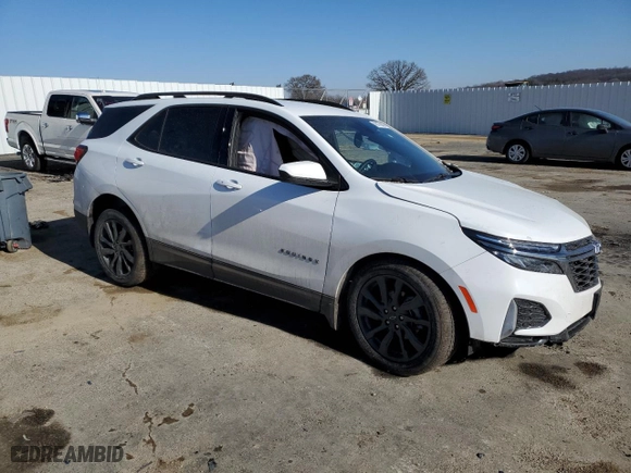 2023 Chevrolet Equinox RS with VIN 3GNAXMEG2PS114587, listed as a Copart auction lot 43179045 with 30,319 mi miles and Non Repairable. Bid and sale history available at carsss.com. Image 4.