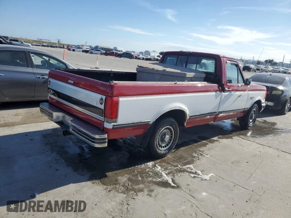 1988 Ford F-150 with VIN 1FTDF15Y0JNA07572, listed as a Copart auction lot 76735284 with 22,567 mi miles and Non Repairable. Bid and sale history available at carsss.com. Image 3.