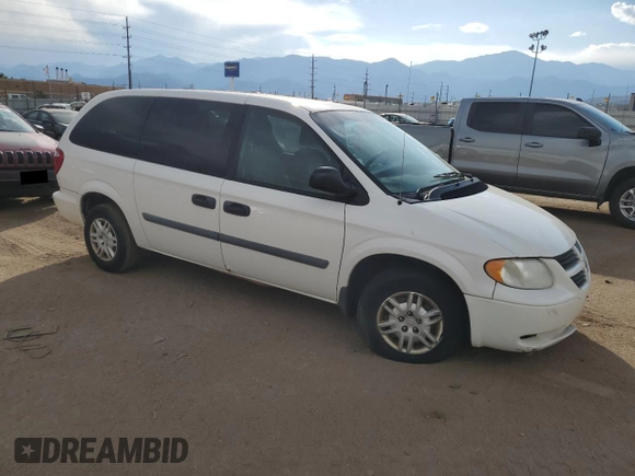 2002 Dodge Caravan with VIN 1D8GP24E87B192733, listed as a Copart auction lot 75560784 with 221,878 mi miles and Non repairable. Bid and sale history available at DreamBid. Image 4.