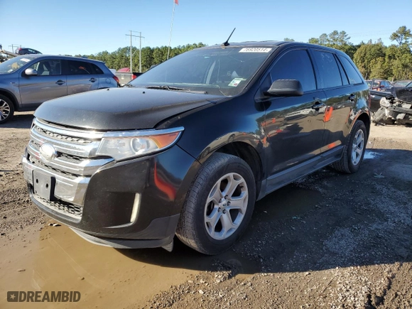 2014 Ford Edge SEL with VIN 2FMDK3J94EBA71729, listed as a Copart auction lot 76920514 with 196,053 mi miles and Salvage Title. Bid and sale history available at carsss.com. Image 1.