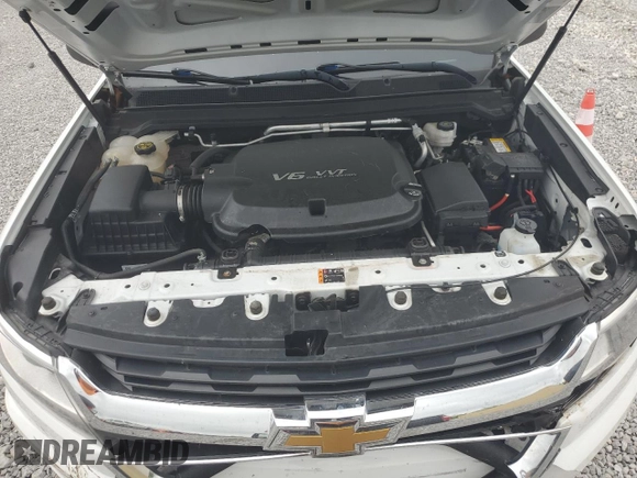 2020 Chevrolet Colorado 4WD Work Truck with VIN 1GCGTBEN4L1242360, listed as a Copart auction lot 58820455 with 29,208 mi miles and Salvage title. Bid and sale history available at DreamBid. Image 11.