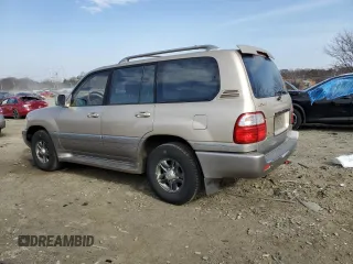 2002 Lexus LX 470 z VIN JTJHT00W323520240, wystawiony jako Copart lot #46495595 z przebiegiem 187 788 mil mil oraz Szkoda całkowita • Salvage title. Historia ofert i sprzedaży dostępna na DreamBid. Obrazek 2.