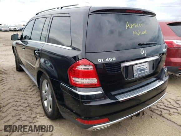 2011 Mercedes-Benz GL-Class GL 450 with VIN 4JGBF7BE0BA643904, listed as a Copart auction lot 62834622 with 0 mi miles and Salvage Title. Bid and sale history available at carsss.com. Image 3.
