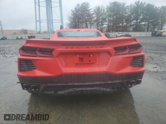 2024 Chevrolet Corvette 1LT with VIN 1G1YA2D44R5113077, listed as a Copart auction lot 52700285 with 3,406 mi miles and Salvage title. Bid and sale history available at DreamBid. Image 6.