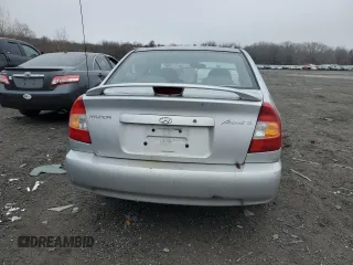 2002 Hyundai Accent GL with VIN KMHCG45C02U319604, listed as a Copart auction lot 47602165 with 177,913 mi miles and Clean Title. Bid and sale history available at carsss.com. Image 6.