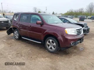 2013 Honda Pilot EX-L with VIN 5FNYF4H50DB036352, listed as a IAAI auction lot 41981184 with 166,539 mi miles. Bid and sale history available at carsss.com. Image 1.