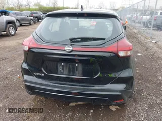 2022 Nissan Kicks S with VIN 3N1CP5BV0NL482271, listed as a IAAI auction lot 41918879 with 105,618 mi miles. Bid and sale history available at carsss.com. Image 16.