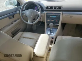 2004 Audi A4 1.8T with VIN WAUJC68E44A251969, listed as a Copart auction lot 83462074 with 75,854 mi miles and Salvage Title. Bid and sale history available at carsss.com. Image 8.