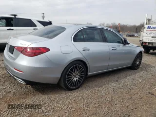 2022 Mercedes-Benz C 300 with VIN W1KAF4HB8NR016858, listed as a Copart auction lot 46455435 with 18,856 mi miles and Salvage Title. Bid and sale history available at DreamBid. Image 3.