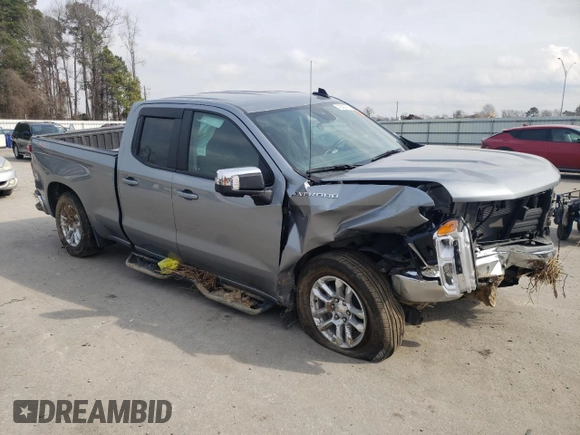 2024 Chevrolet Silverado 1500 LT with VIN 1GCRDDED6RZ329678, listed as a Copart auction lot 43390915 with Not Provided miles and Salvage Title. Bid and sale history available at DreamBid. Image 4.