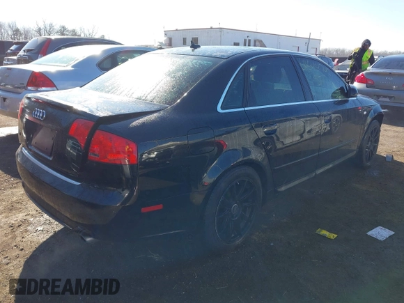 2008 Audi A4 2.0T with VIN WAUDF78EX8A022339, listed as a IAAI auction lot 41644742 with 231,242 mi miles. Bid and sale history available at carsss.com. Image 4.