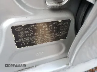 2005 Hyundai Sonata GL with VIN KMHWF25S75A199057, listed as a Copart auction lot 78874384 with 62,637 mi miles and Salvage Title. Bid and sale history available at carsss.com. Image 14.