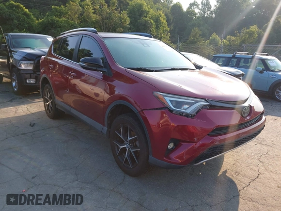 2018 Toyota RAV4 SE with VIN 2T3JFREV3JW836149, listed as a IAAI auction lot 42672854 with 55,388 mi miles and . Bid and sale history available at DreamBid. Image 1.