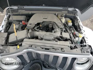 2018 Jeep Wrangler Unlimited Sahara with VIN 1C4HJXEG6JW239095, listed as a Copart auction lot 58222225 with 59,969 mi miles and Salvage title. Bid and sale history available at DreamBid. Image 12.