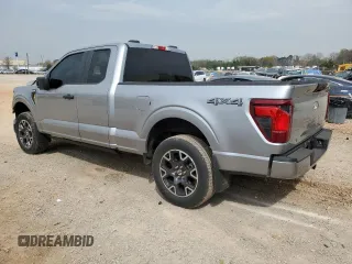 2024 Ford F-150 with VIN 1FTEX2LP2RKF10597, listed as a Copart auction lot 51155685 with 4,177 mi miles and Salvage title. Bid and sale history available at DreamBid. Image 2.