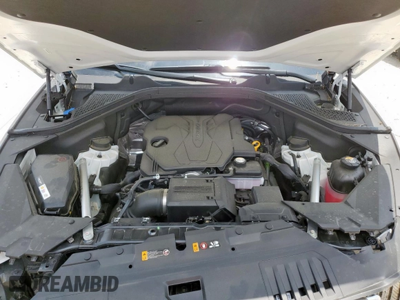 2025 Genesis GV80 Advanced with VIN KMUHBESB5SU261884, listed as a Copart auction lot 57504825 with 3,893 mi miles and Salvage title. Bid and sale history available at DreamBid. Image 12.