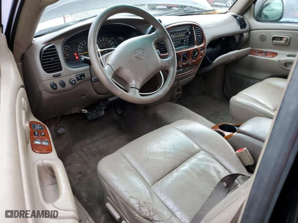 2000 Toyota Tundra Limited with VIN 5TBBT4817YS010739, listed as a Copart auction lot 45517145 with 191,948 mi miles and Salvage Title. Bid and sale history available at carsss.com. Image 8.