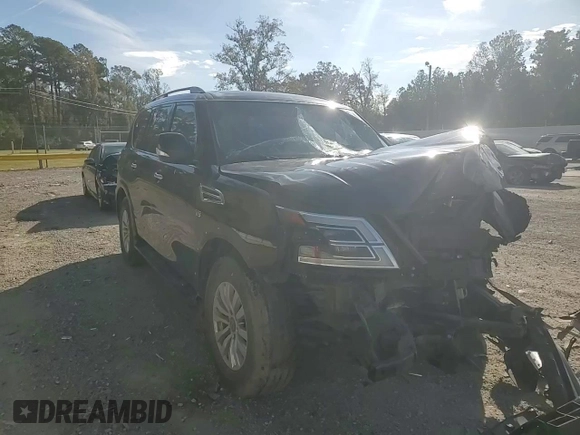 2021 Nissan Armada SV with VIN JN8AY2AC6M9147611, listed as a Copart auction lot 84439934 with Not Provided miles and Salvage Title. Bid and sale history available at carsss.com. Image 12.