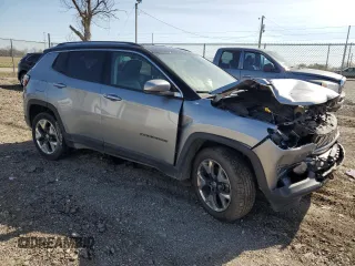 2018 Jeep Compass Limited with VIN 3C4NJDCB4JT372596, listed as a Copart auction lot 53936355 with 102,744 mi miles and Salvage title. Bid and sale history available at DreamBid. Image 4.