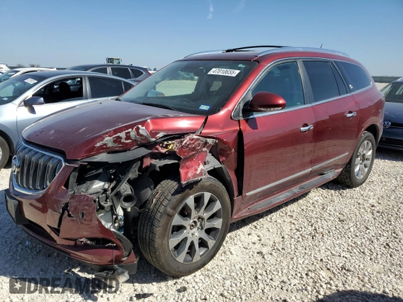 2017 Buick Enclave Leather with VIN 5GAKVBKD2HJ330817, listed as a Copart auction lot 47010655 with 108,923 mi miles and Salvage Title. Bid and sale history available at DreamBid. Image 1.