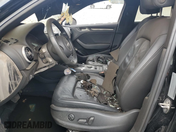 2016 Audi A3 Premium with VIN WAUB8GFF9G1113064, listed as a Copart auction lot 54596825 with Not Provided miles and Salvage Title. Bid and sale history available at DreamBid. Image 7.