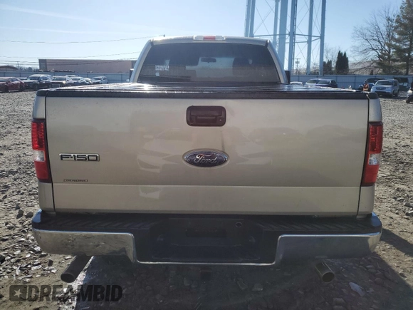 2007 Ford F-150 XLT with VIN 1FTPX14V57FB64454, listed as a Copart auction lot 47738945 with 214,892 mi miles and Salvage Title. Bid and sale history available at carsss.com. Image 6.