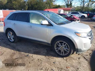 2011 Ford Edge Limited with VIN 2FMDK3KC1BBA55736, listed as a IAAI auction lot 40842361 with 156,697 mi miles. Bid and sale history available at carsss.com. Image 1.