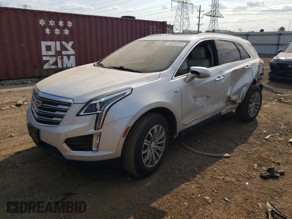 2018 Cadillac XT5 Luxury AWD with VIN 1GYKNDRS2JZ182863, listed as a Copart auction lot 64596154 with 60,951 mi miles and Salvage Title. Bid and sale history available at DreamBid. Image 1.