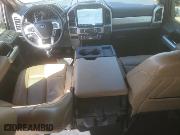 2022 Ford F-350 XL with VIN 1FT8W3BT6NEE97625, listed as a Copart auction lot 53880215 with 110,664 mi miles and Salvage title. Bid and sale history available at DreamBid. Image 8.