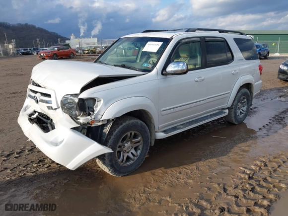 2007 Toyota Sequoia Limited with VIN 5TDBT48A87S289768, listed as a IAAI auction lot 41695525 with 288,150 mi miles. Bid and sale history available at carsss.com. Image 18.