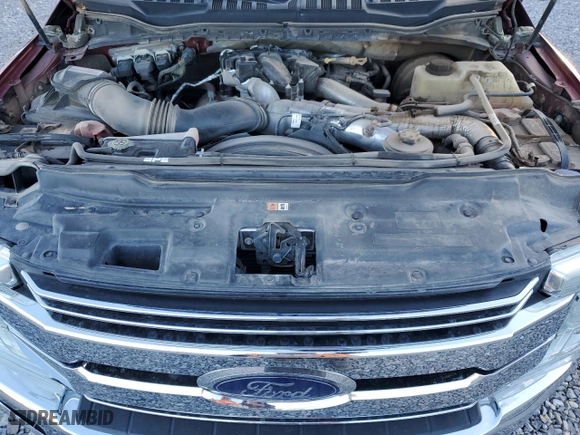 2017 Ford Super Duty F-250 SRW Lariat with VIN 1FT7W2BT6HED66561, listed as a Copart auction lot 48347885 with 93,412 mi miles and Salvage Title. Bid and sale history available at carsss.com. Image 13.