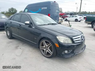 2008 Mercedes-Benz C-Class 3.0L Sport with VIN WDDGF54X98R016468, listed as a IAAI auction lot 40624129 with 158,898 mi miles. Bid and sale history available at carsss.com. Image 1.