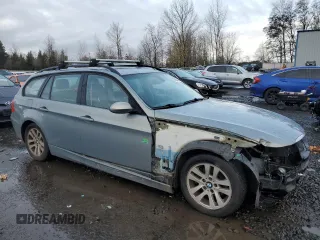 2007 BMW 3 Series 328i with VIN WBAVS13527FX16321, listed as a Copart auction lot 83984964 with 189,655 mi miles and Salvage Title. Bid and sale history available at carsss.com. Image 4.