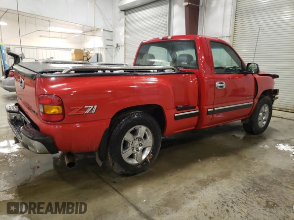 1999 Chevrolet Silverado 1500 LS with VIN 1GCEK14T1XZ153356, listed as a Copart auction lot 88330275 with 118,582 mi miles and Salvage Title. Bid and sale history available at carsss.com. Image 3.