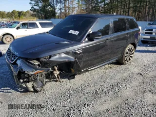 2018 Land Rover Range Rover Sport HSE with VIN SALWR2RK0JA183677, listed as a Copart auction lot 48119615 with 55,233 mi miles and Salvage Title. Bid and sale history available at carsss.com. Image 1.