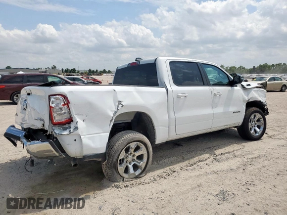 2022 Ram 1500 Big Horn with VIN 1C6RRFFG2NN349716, listed as a Copart auction lot 58386555 with Not provided miles and Salvage title. Bid and sale history available at DreamBid. Image 3.