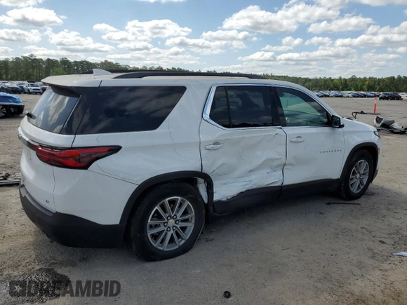 2023 Chevrolet Traverse LT Cloth with VIN 1GNERGKW9PJ127721, listed as a Copart auction lot 54885765 with 40,009 mi miles and Clean title. Bid and sale history available at DreamBid. Image 3.