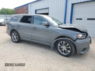 2020 Dodge Durango GT Plus with VIN 1C4RDHDG6LC258950, listed as a Copart auction lot 56196205 with 96,446 mi miles and Salvage title. Bid and sale history available at DreamBid. Image 4.