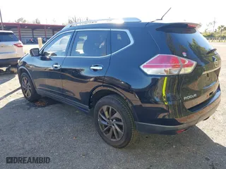 2016 Nissan Rogue SV with VIN KNMAT2MV9GP691799, listed as a IAAI auction lot 40902441 with 103,075 mi miles. Bid and sale history available at carsss.com. Image 3.