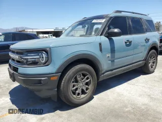 2023 Ford Bronco Sport Big Bend with VIN 3FMCR9B60PRE22221, listed as a Copart auction lot 62662645 with 29,155 mi miles and Salvage title. Bid and sale history available at DreamBid. Image 1.