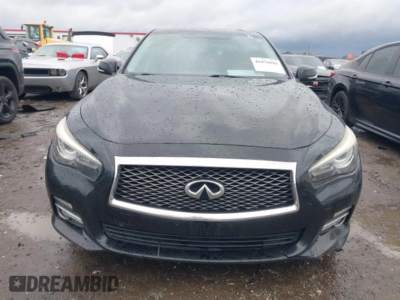 2015 Infiniti Q50 with VIN JN1BV7AR6FM421919, listed as a IAAI auction lot 41078899 with 172,459 mi miles and . Bid and sale history available at carsss.com. Image 11.