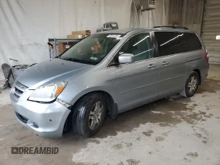 2007 Honda Odyssey EX z VIN 5FNRL38427B018731, wystawiony jako Copart lot #56844265 z przebiegiem Nie podano mil oraz Szkoda całkowita • Salvage title. Historia ofert i sprzedaży dostępna na DreamBid. Obrazek 1.