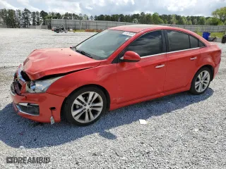 2015 Chevrolet Cruze LTZ with VIN 1G1PG5SB1F7148110, listed as a Copart auction lot 51678035 with 144,215 mi miles and Salvage Title. Bid and sale history available at carsss.com. Image 1.