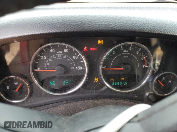 2011 Jeep Wrangler Rubicon with VIN 1J4BA6D18BL619243, listed as a Copart auction lot 74957024 with 268,015 mi miles and Salvage Title. Bid and sale history available at carsss.com. Image 9.